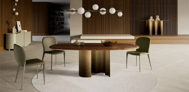 Papelito Wood table by Cattelan Italia.