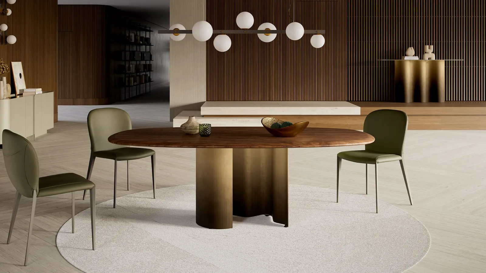 Papelito Wood table by Cattelan Italia.