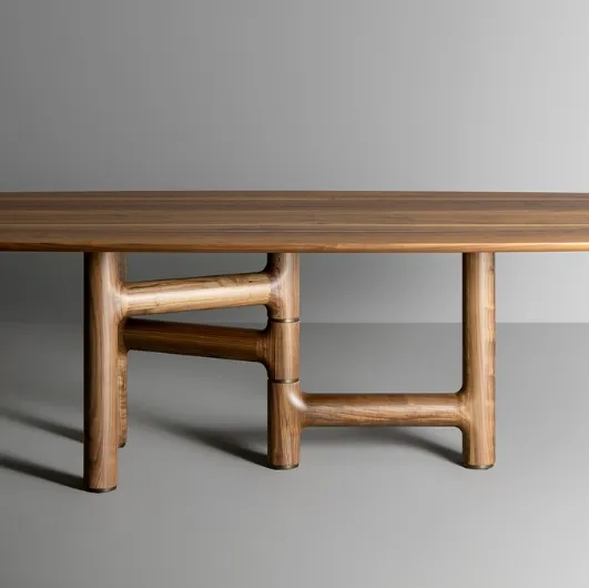 Pivot Wood table by Bonaldo.