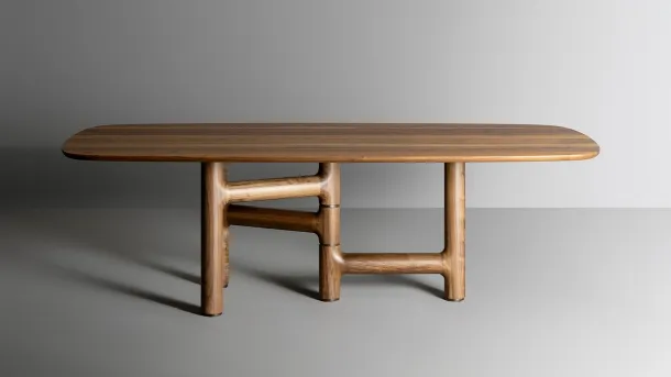 Pivot Wood table by Bonaldo.