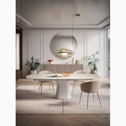 Extendable table Podium by Bontempi.