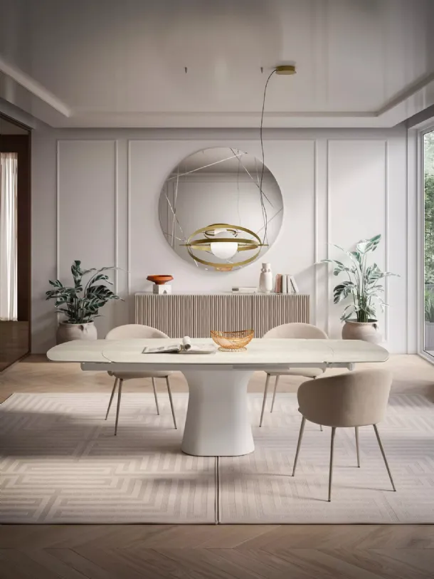 Extendable table Podium by Bontempi.