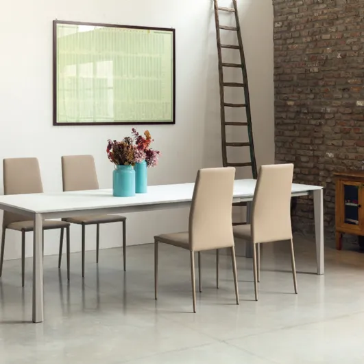 Prism glass table by Ingenia.