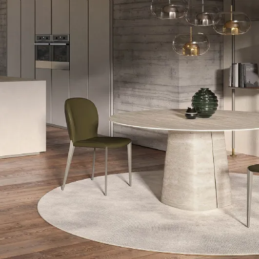 Round Rado Keramik table by Cattelan Italia.