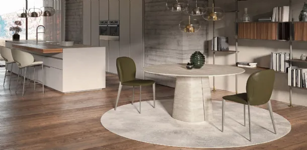 Round Rado Keramik table by Cattelan Italia.