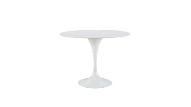 Round porcelain stoneware table Roni by Bizzotto