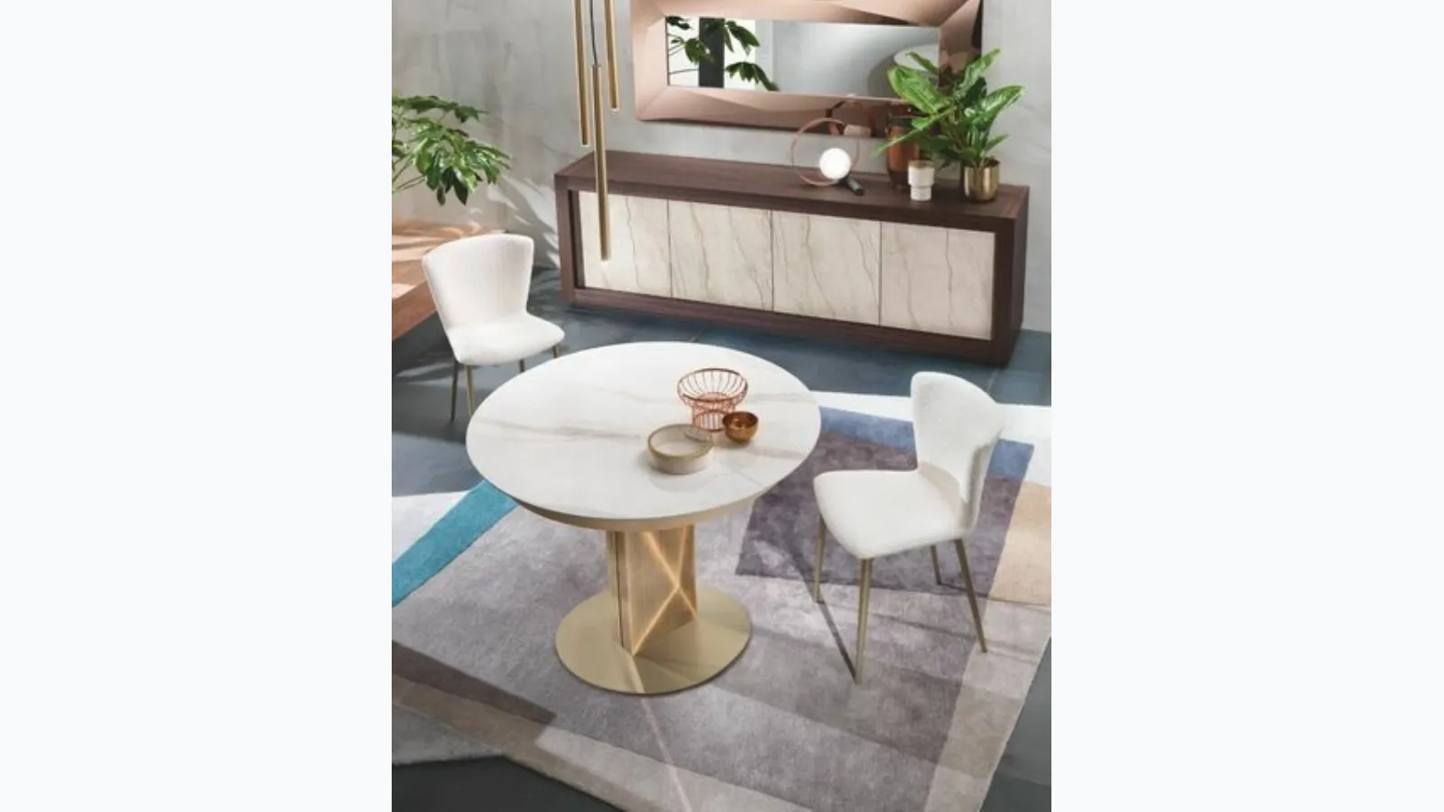Sabino Round Table by Riflessi