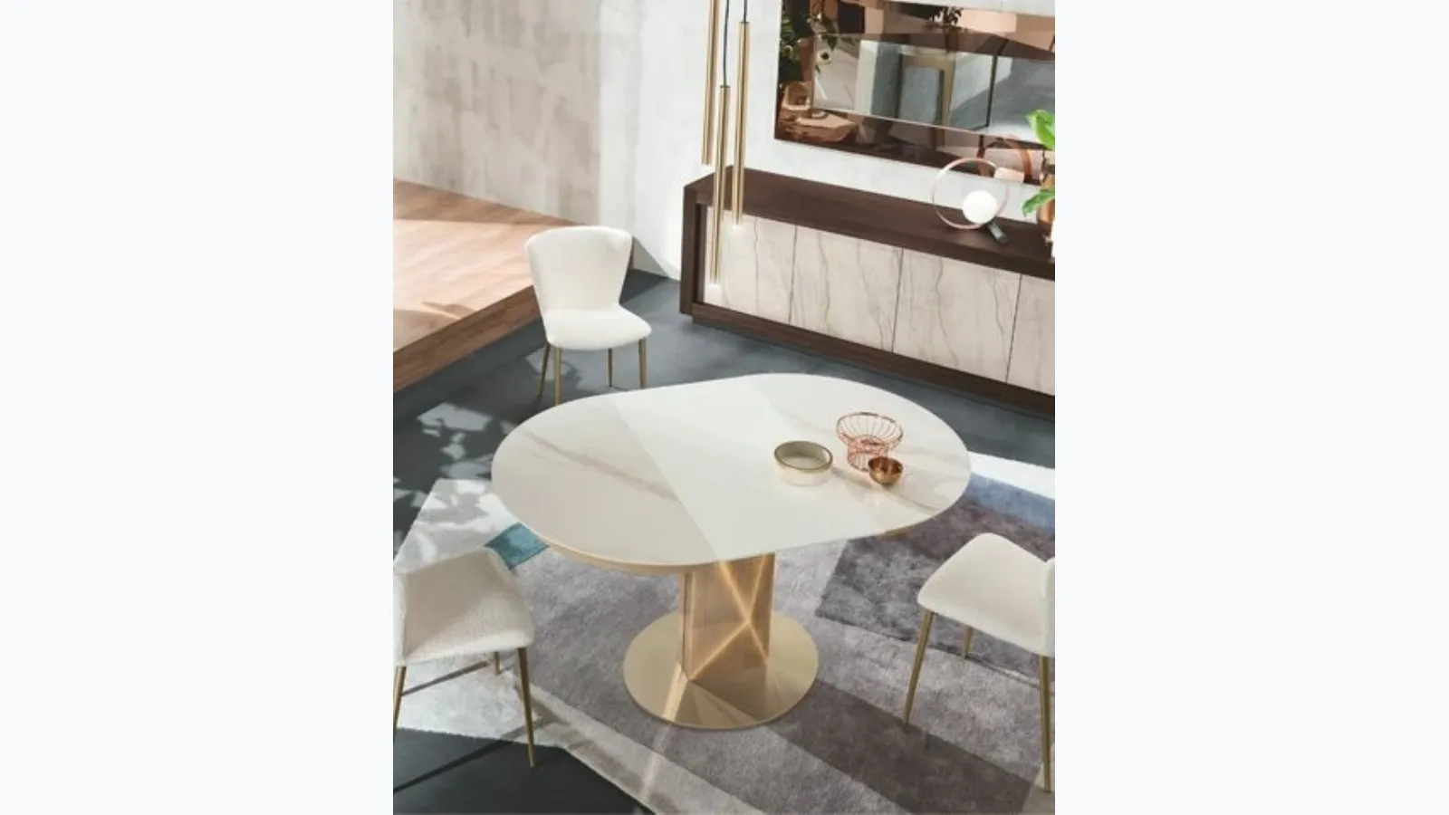 Sabino Round Table by Riflessi