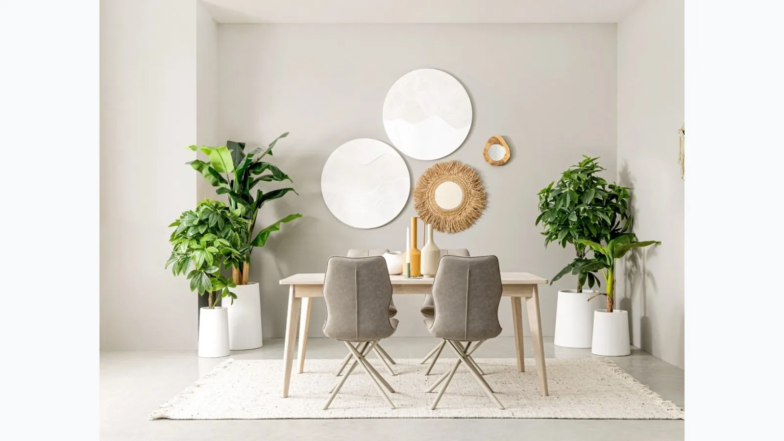 Sahana wooden table by Bizzotto