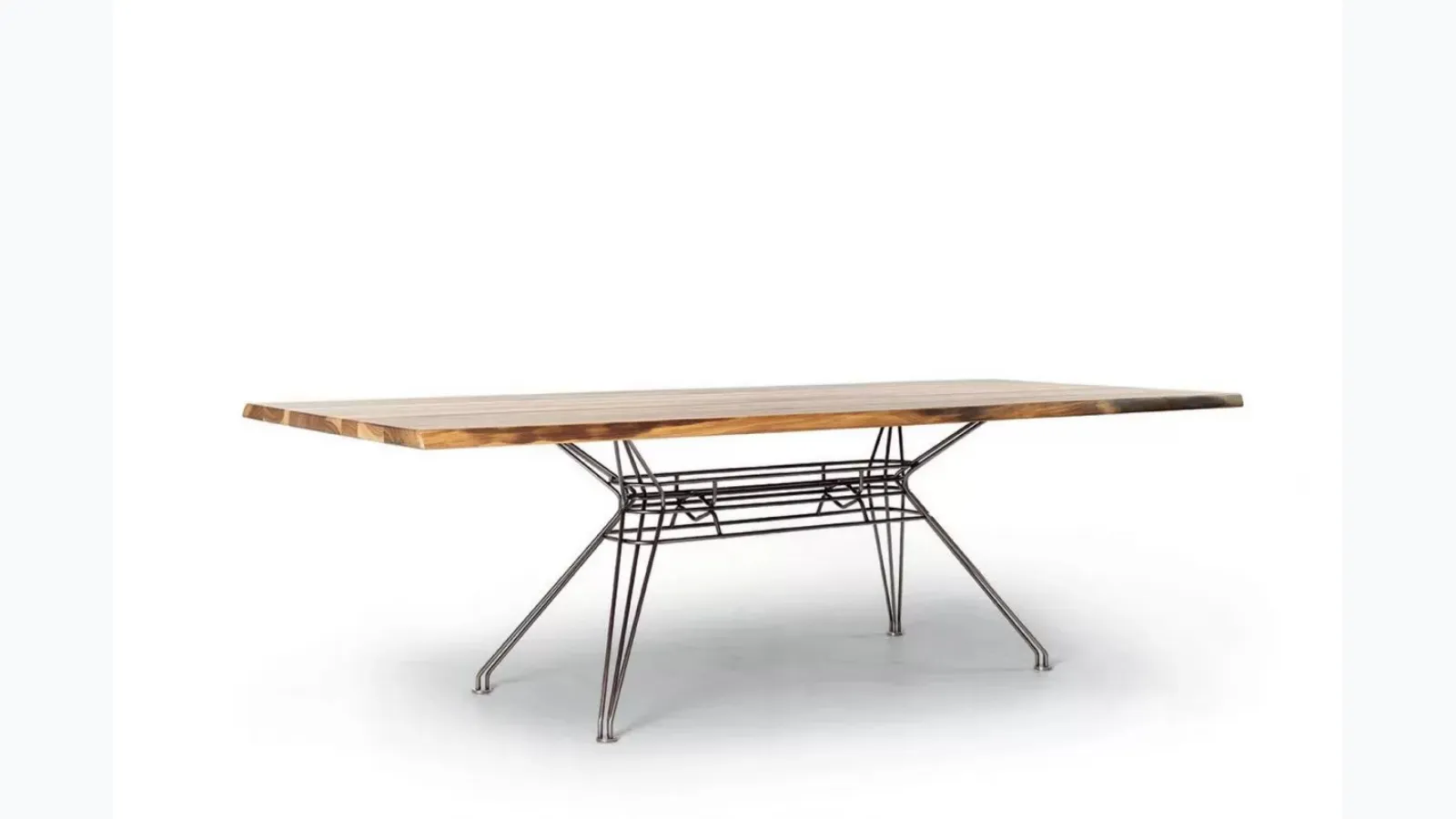 Solid wood Sander table by Bontempi.