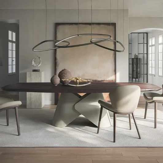 Scott Wood table by Cattelan Italia