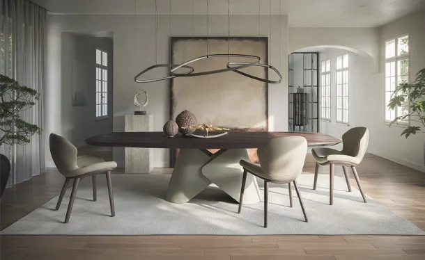 Scott Wood table by Cattelan Italia