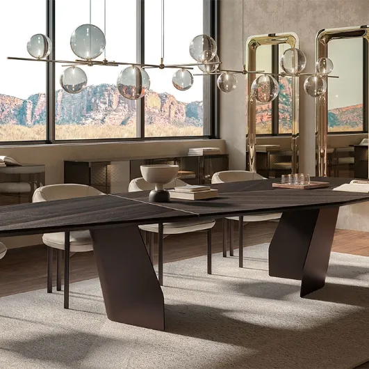 Senator Wood table by Cattelan Italia