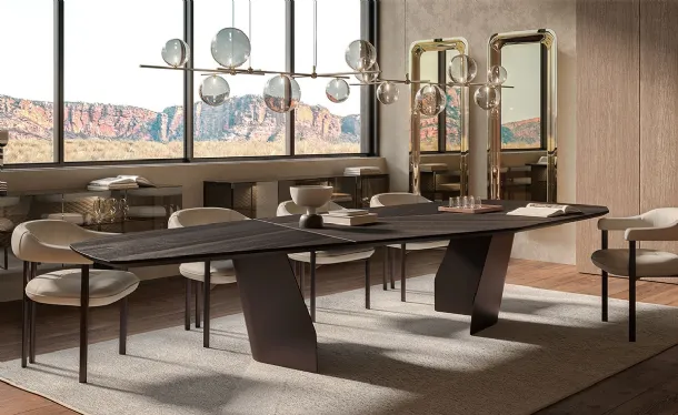 Senator Wood table by Cattelan Italia