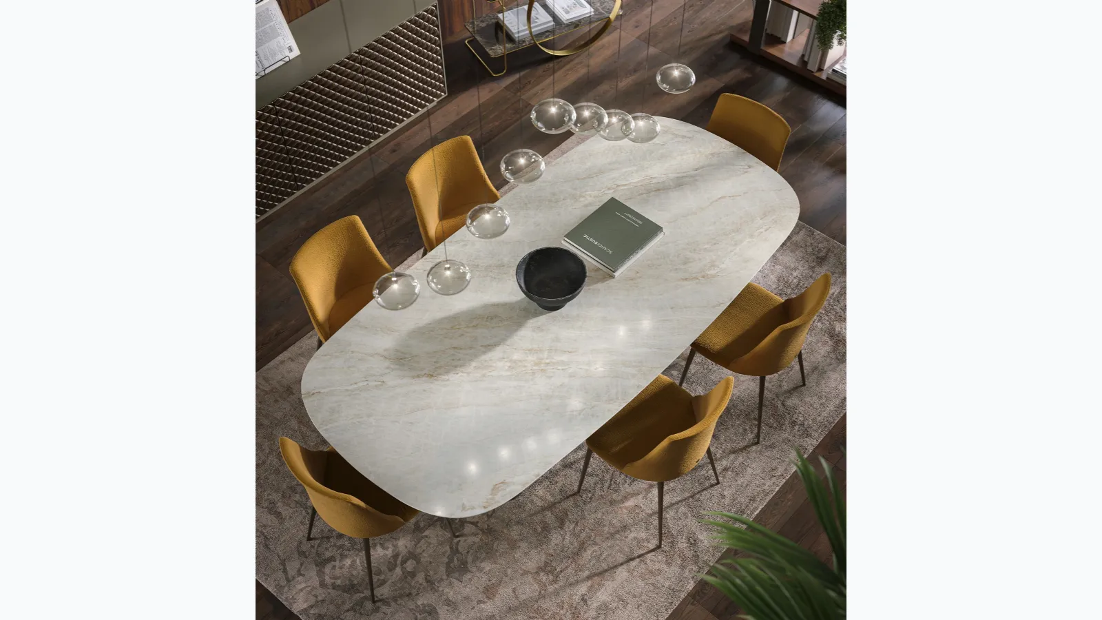 Symposium Ceramic Table by Tonin Casa