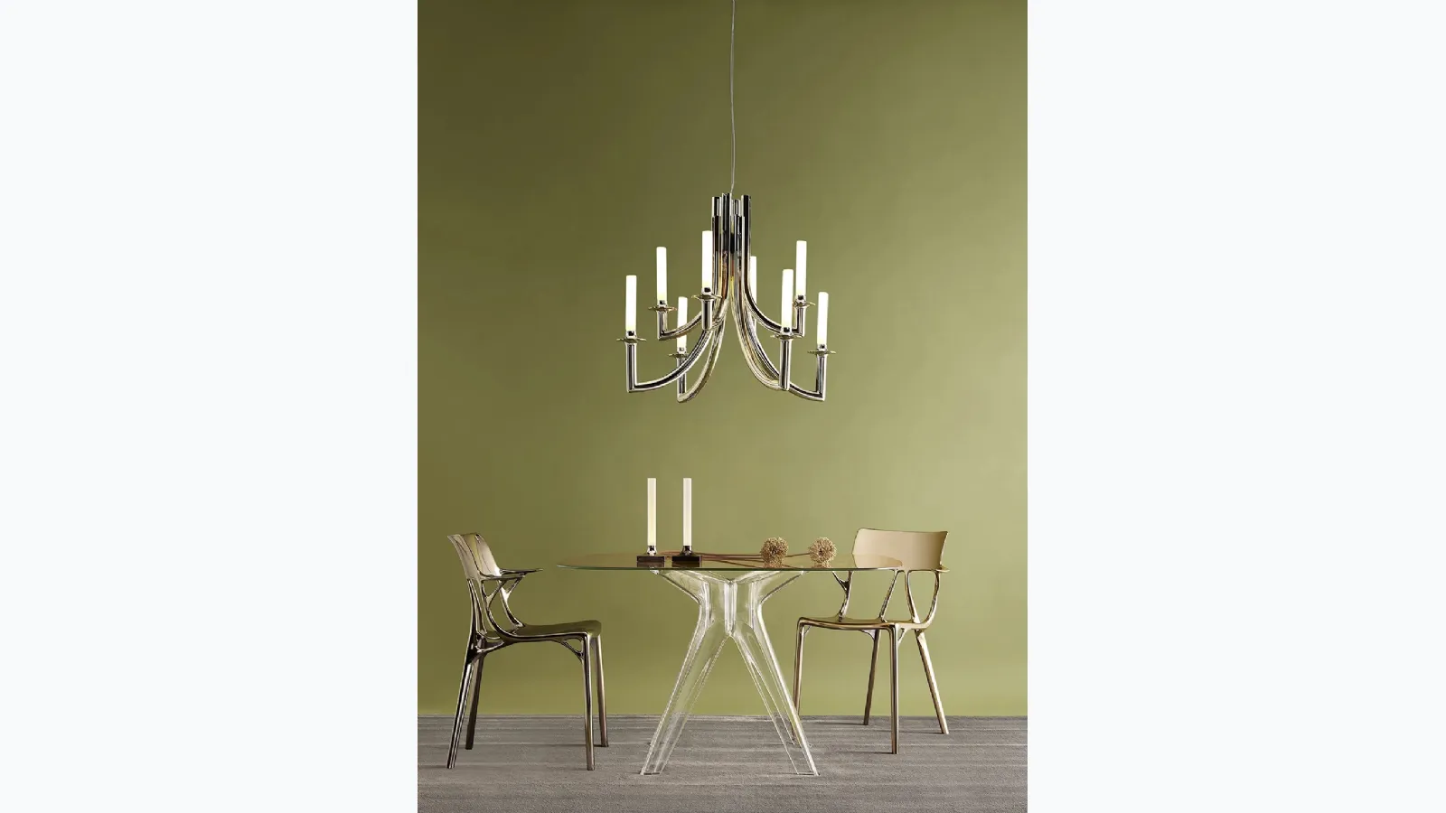 Kartell's Sir Gio Square Table.