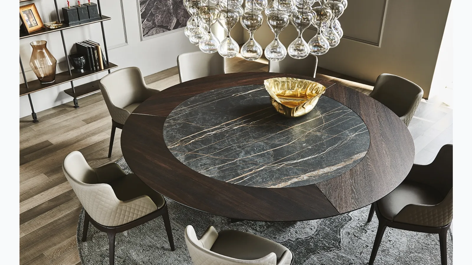Skorpio Ker-Wood Round table by Cattelan Italia