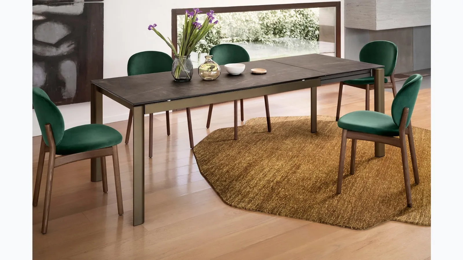 Stream extendable table by Calligaris