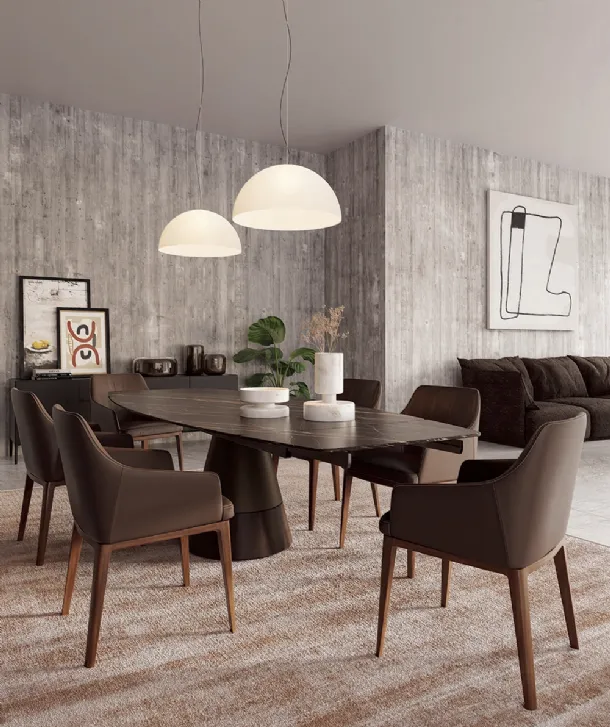 Extendable Terraferma table by Alivar
