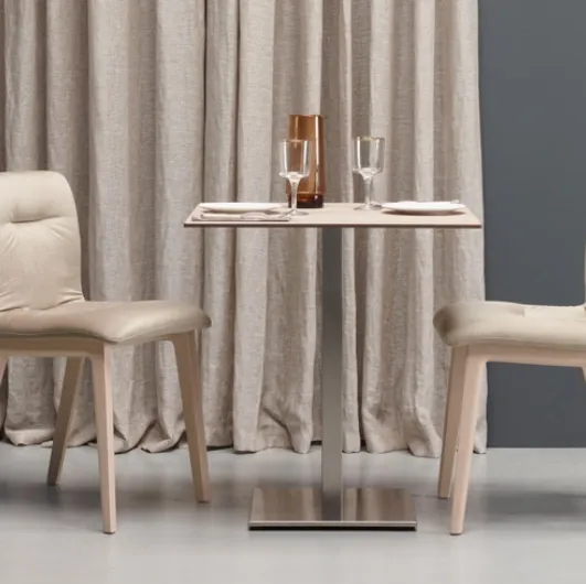 Tiffany table with square column by Scab Design
