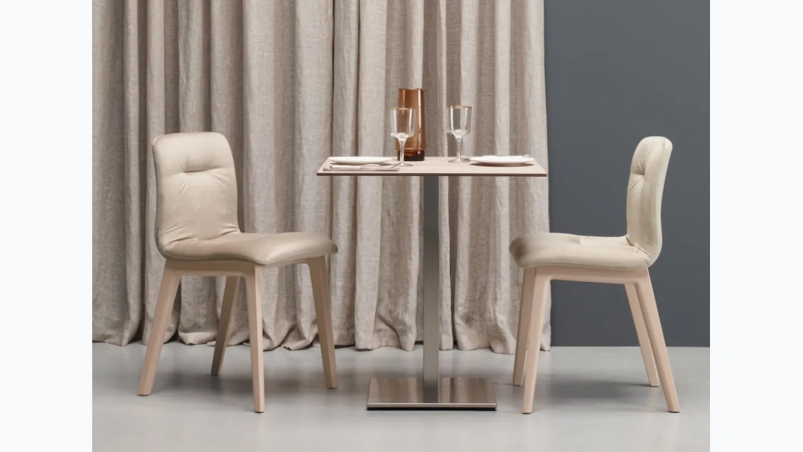 Tiffany table with square column by Scab Design