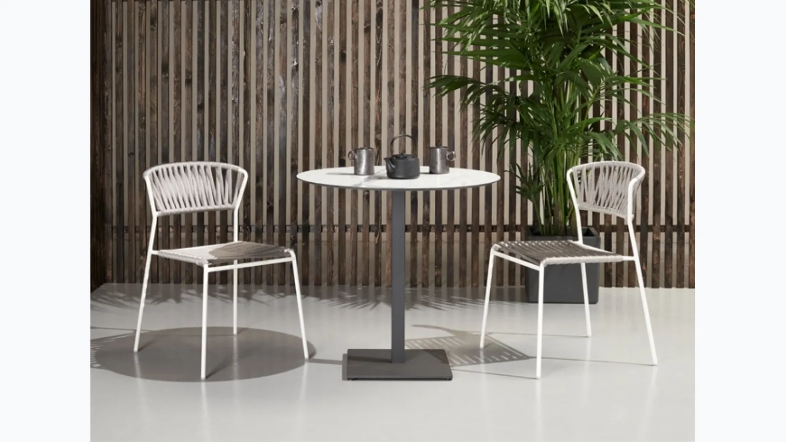 Tiffany square column table by Scab Design.