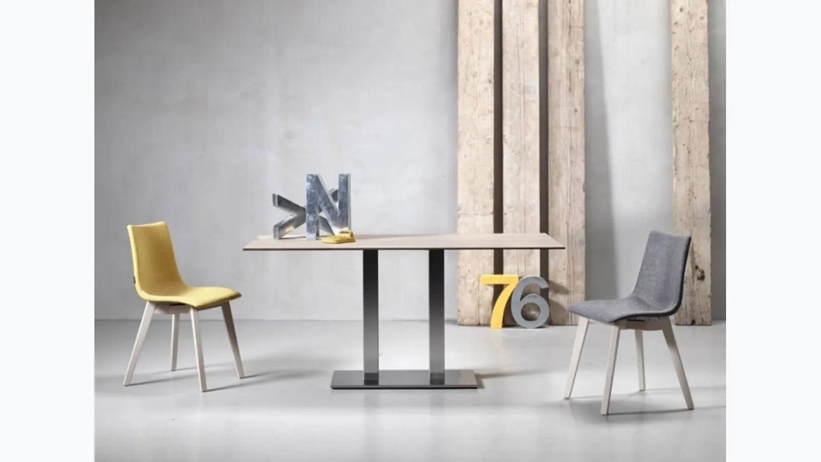 Tiffany double column table by Scab Design.