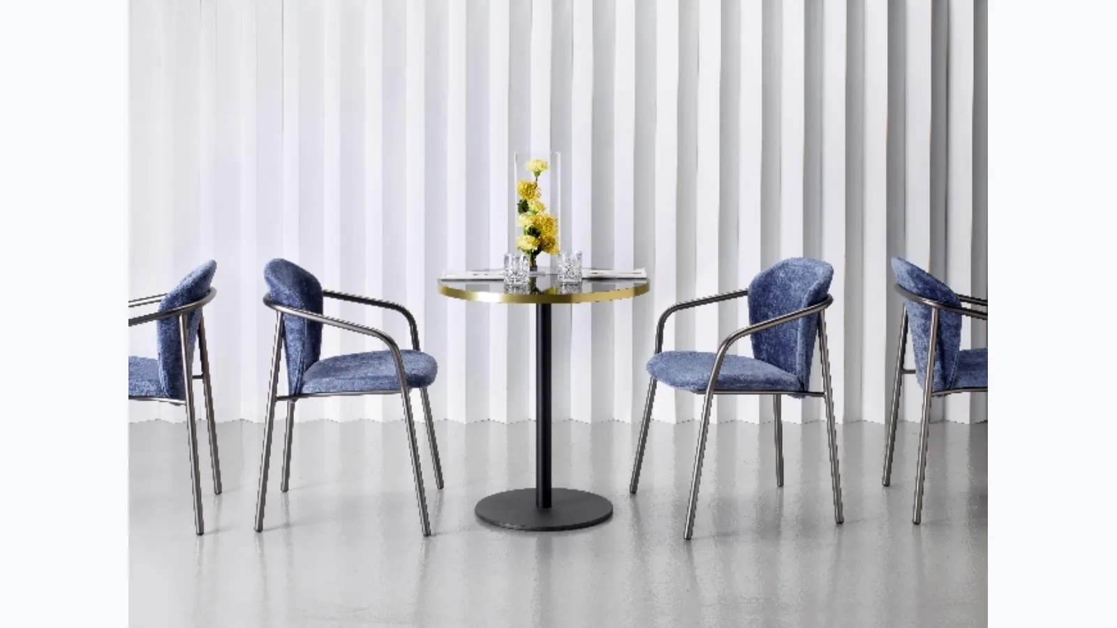 Tiffany laminated table by Scab Design