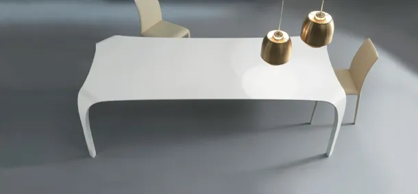 Single table in Technoril by Riflessi.