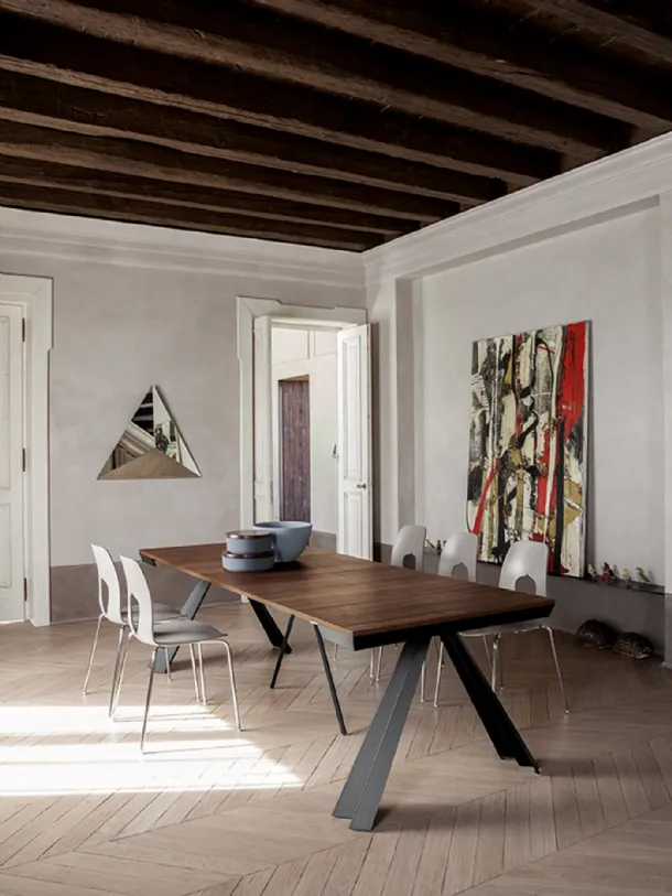 Extendable Fan Console Table by Tonin Casa
