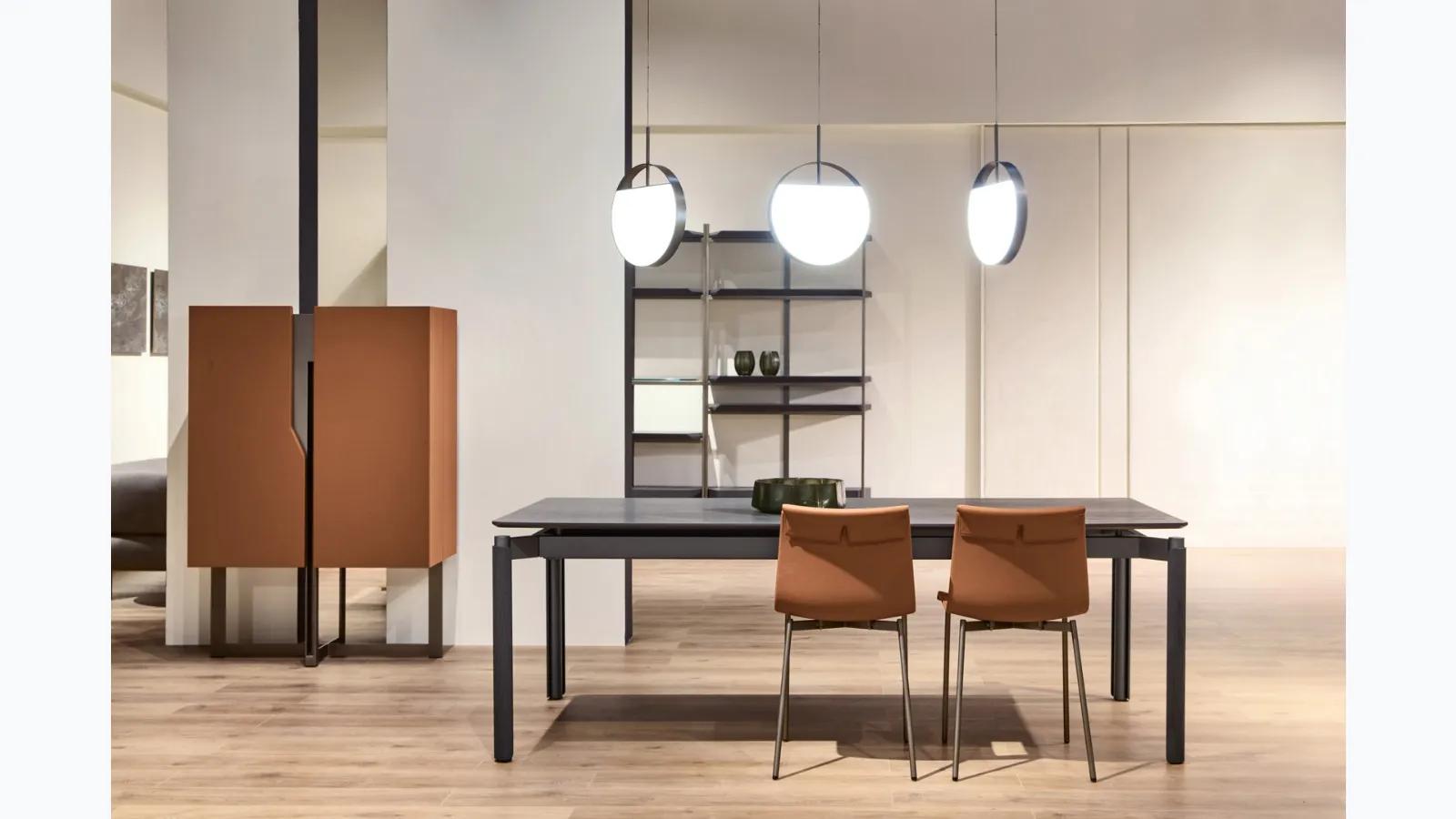 Willow table with wooden top by Cantori