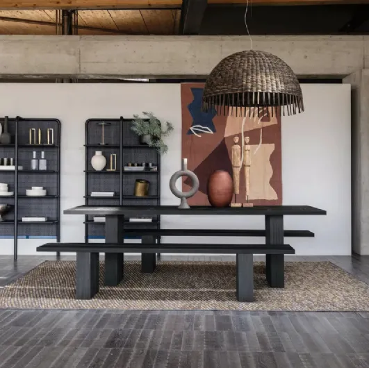 Table Yaku 33 in Gervasoni veneered MDF.