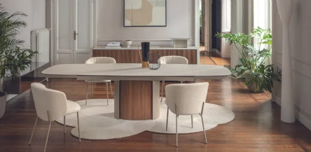 Extensible table Yoroy by Calligaris