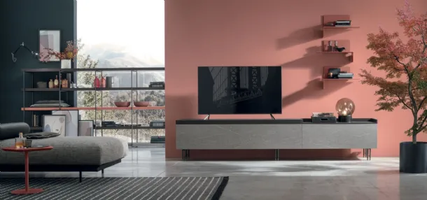 Mobile TV stand Atlas Unit AT 104 by Tomasella