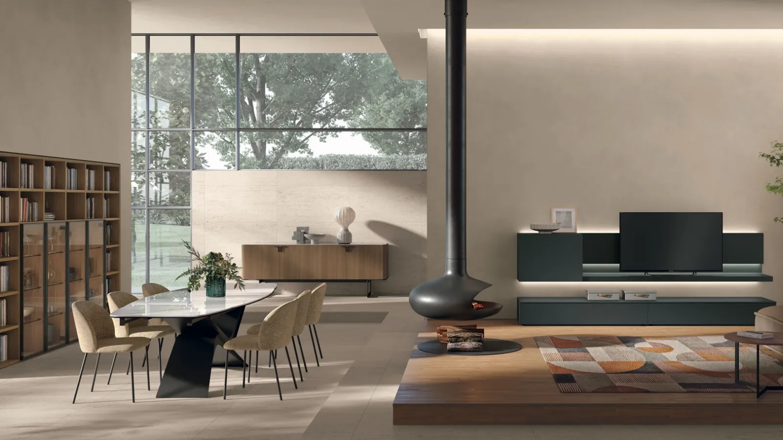 TV Stand Atlas Unit AT 141 by Tomasella.