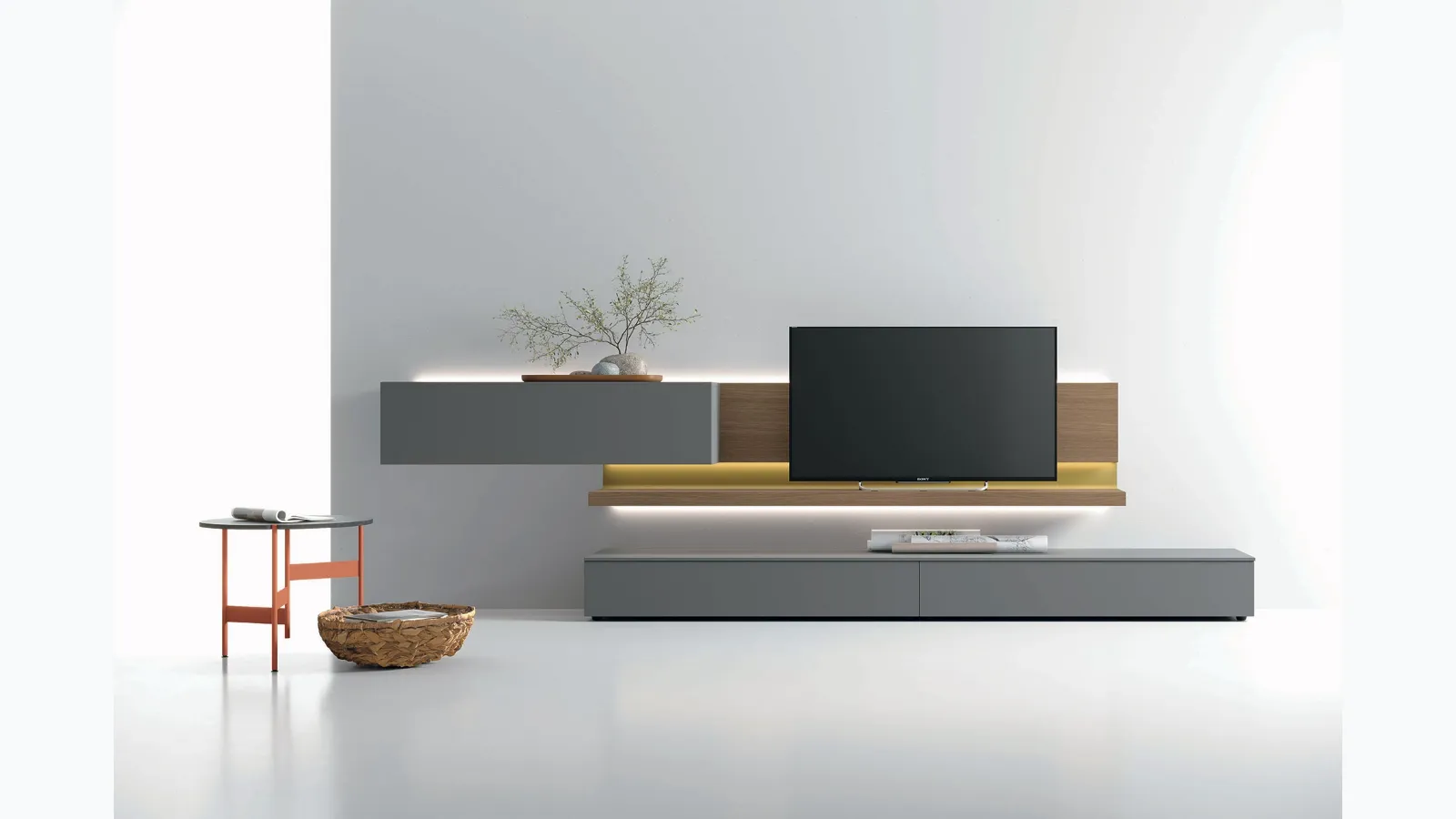 TV stand Atlas UNIT AT 142 by Tomasella