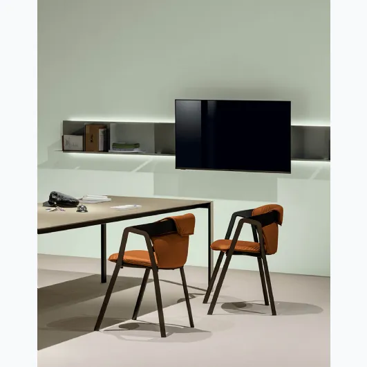 Mobile Porta Tv Avenue Library Tv Integration by Kristalia