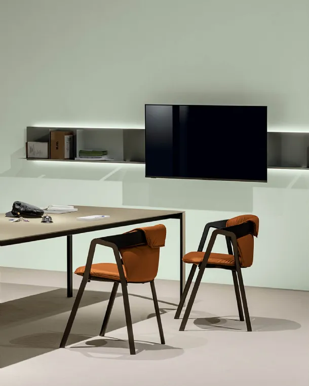 Mobile Porta Tv Avenue Library Tv Integration by Kristalia