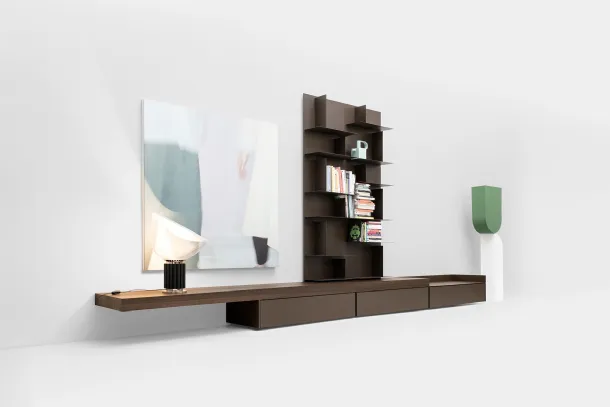 Tv Stand Avenue System Floor by Kristalia