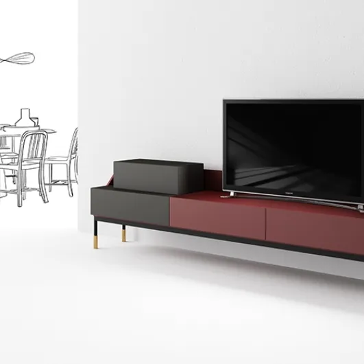 Mobile TV Banko by Minotti Italia