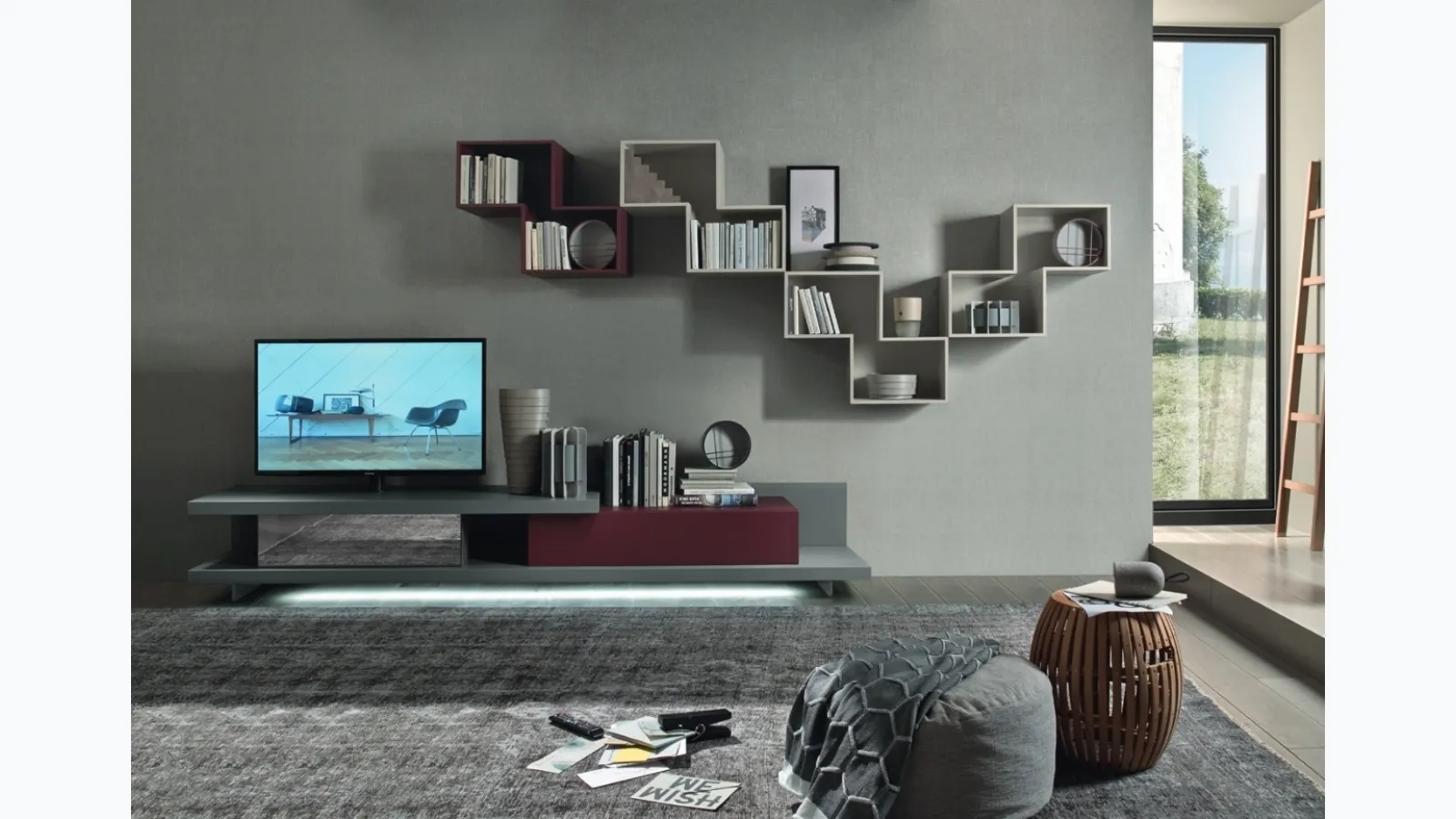 Mobile TV stand Base SP60 by Sangiacomo