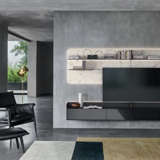 Mobile TV stand Cabaret One by Sangiacomo