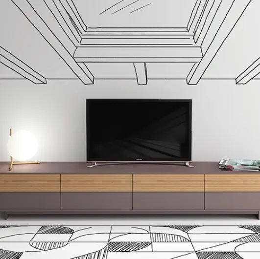 George TV stand by Minotti Italy