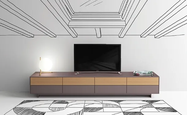 George TV stand by Minotti Italy