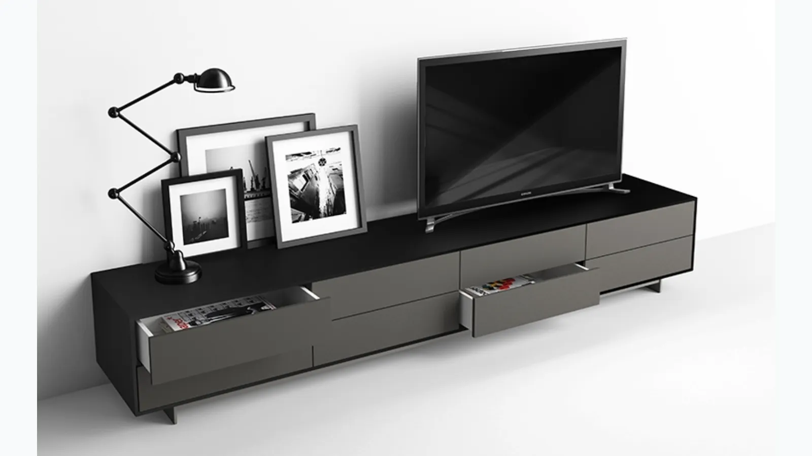 George TV stand by Minotti Italia