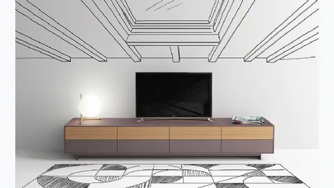 George TV stand by Minotti Italy