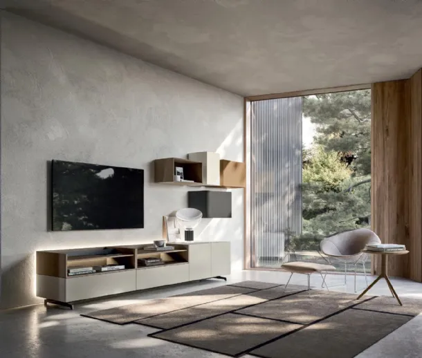 Mobile TV stand Lightning by Sangiacomo