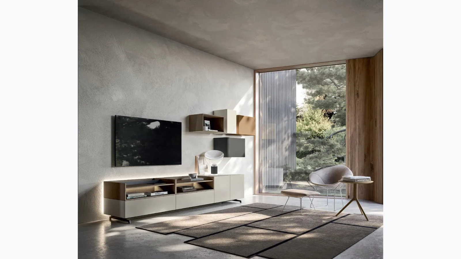 Mobile TV stand Lightning by Sangiacomo