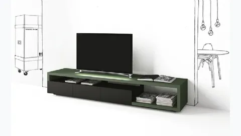 TV Stand Ode by Minotti Italy