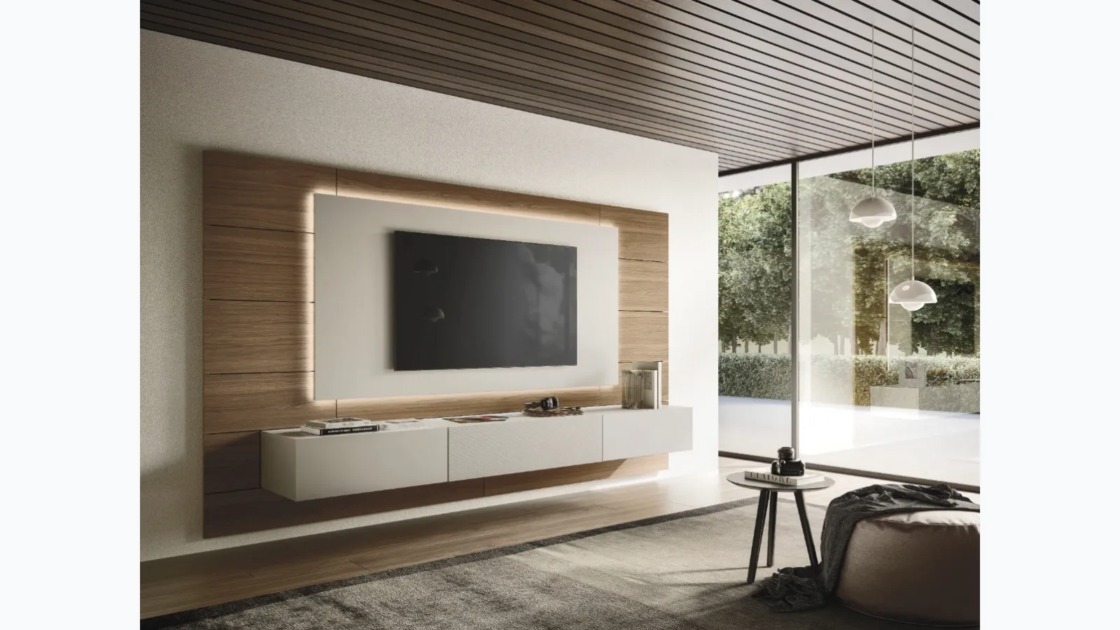 Mobile TV Stand Ciak Panel by Sangiacomo